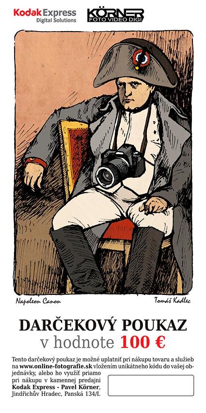 Darčekový poukaz v hodnote 100 €