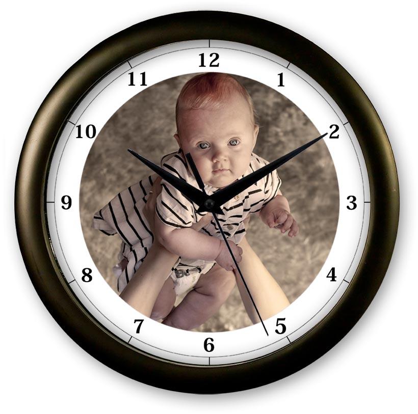 hodiny s fotografiou