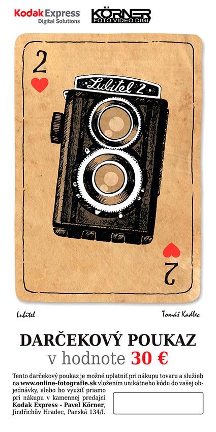 Darčekový poukaz v hodnote 30 €